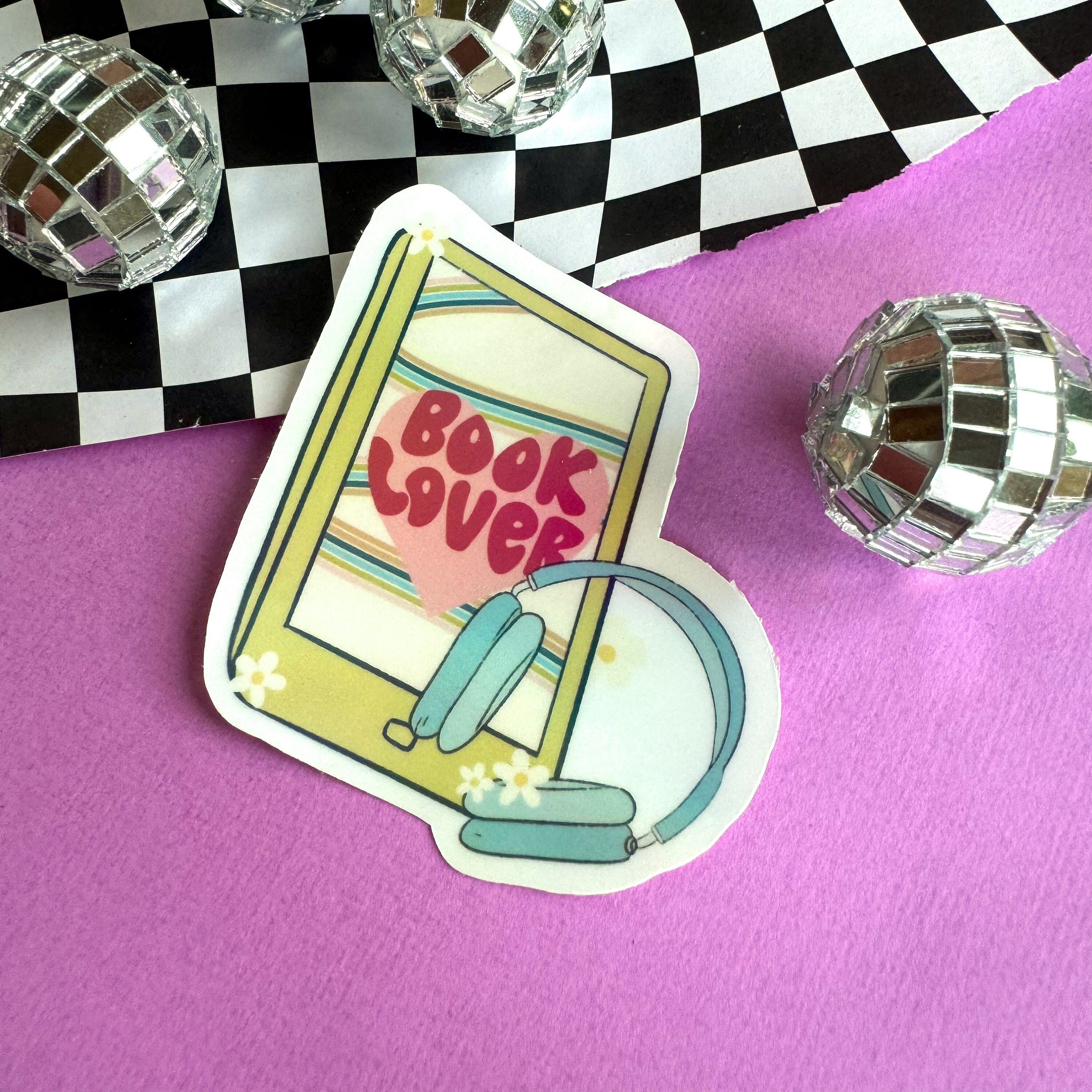 Retro Bookish Sticker