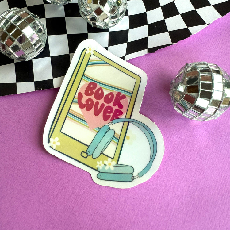 Retro Bookish Sticker