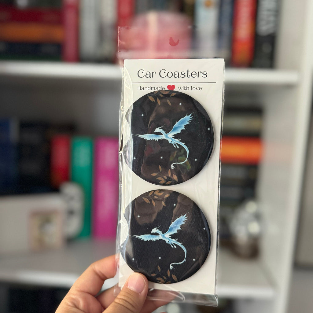 When the Moon Hatched Car Coasters