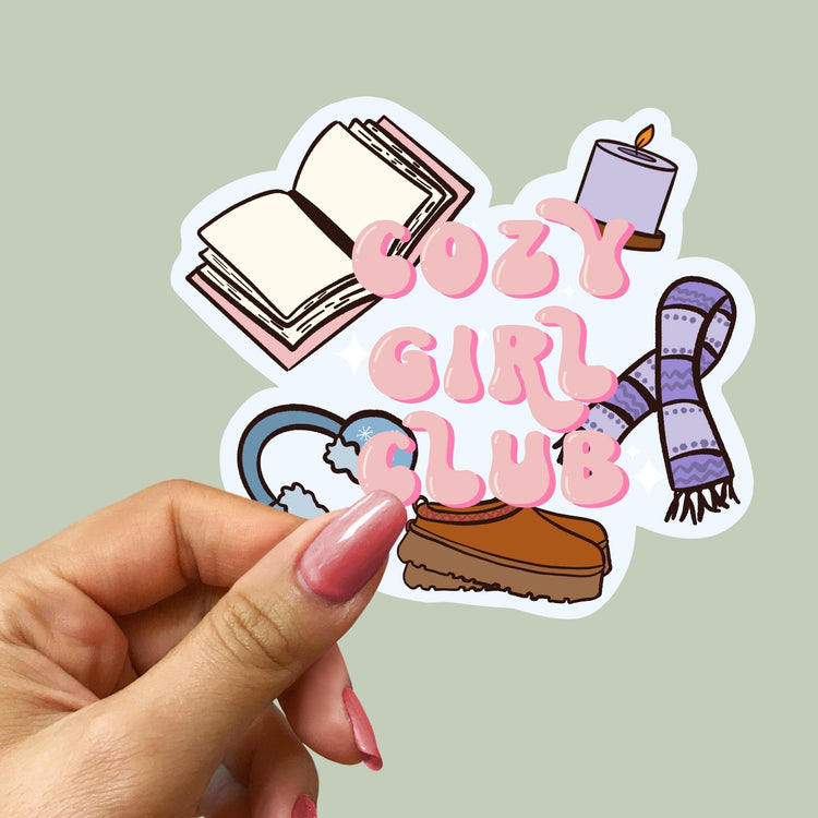 Cozy Girl Club Sticker