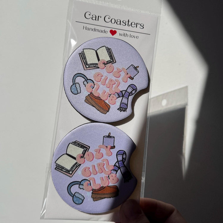 Cozy Girl Club Car Coaster