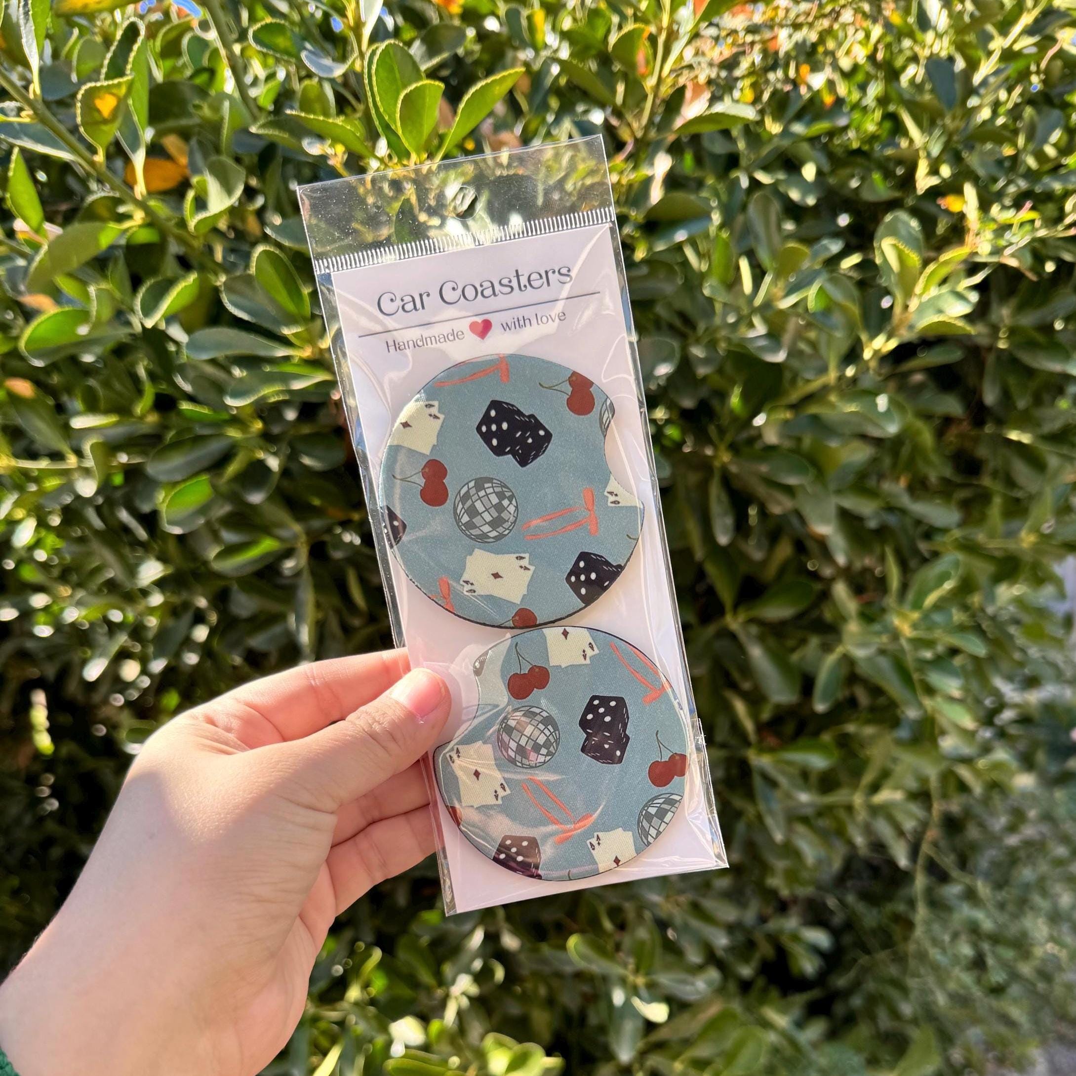 Retro Vintage Eclectic Car Coasters