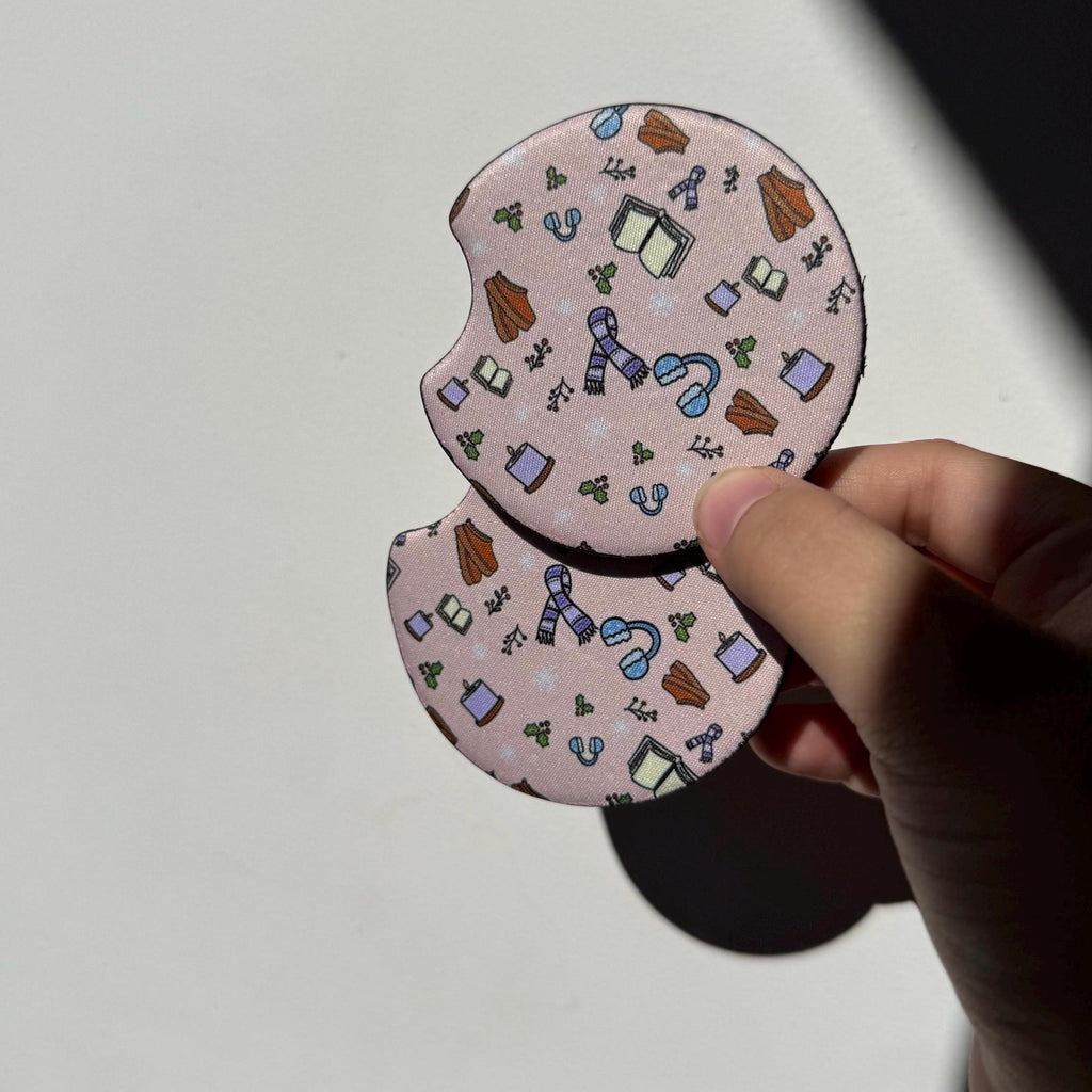 Cozy Girl Car Coasters