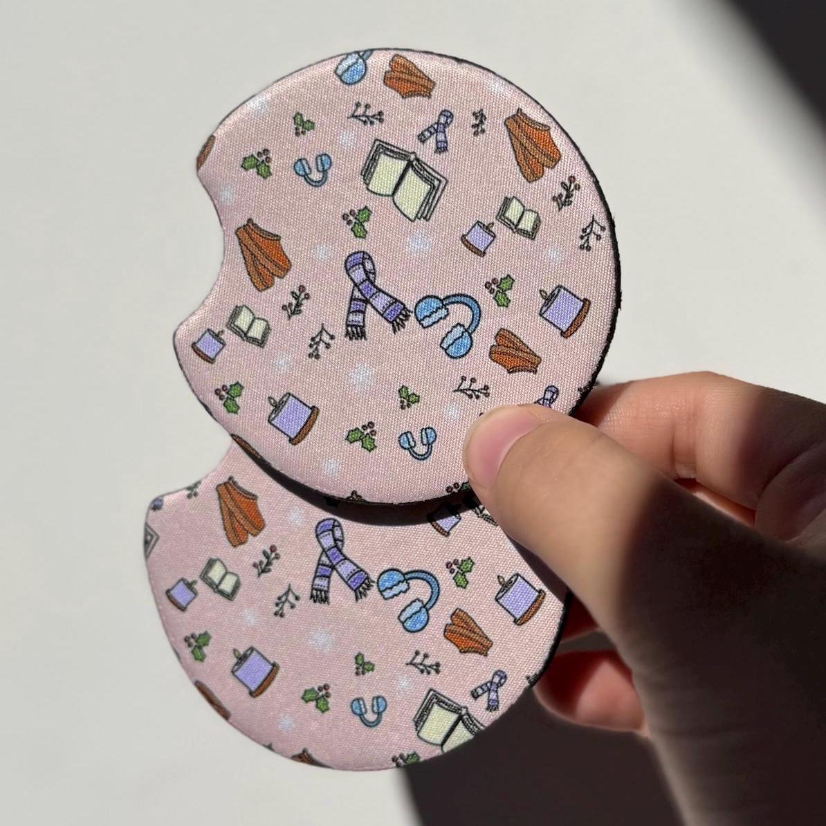 Cozy Girl Car Coasters