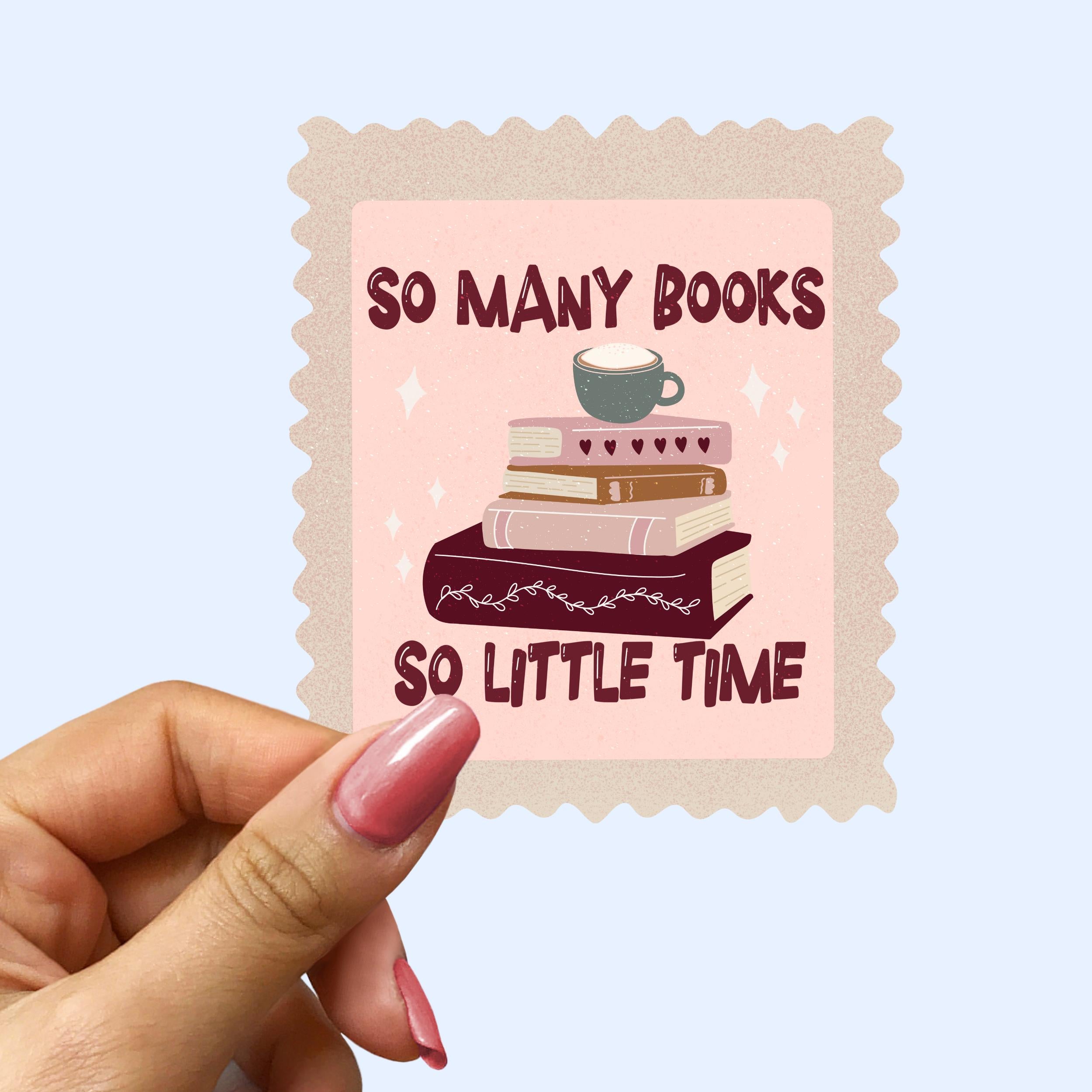Bookish Stamp Kindle Sticker