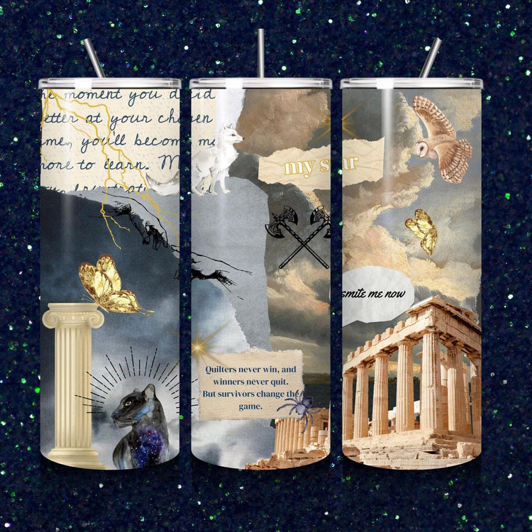 Celestial Power Play Tumbler – 20 oz Fantasy-Inspired Travel Mug