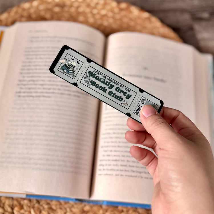 Morally Grey Book Club Bookmark
