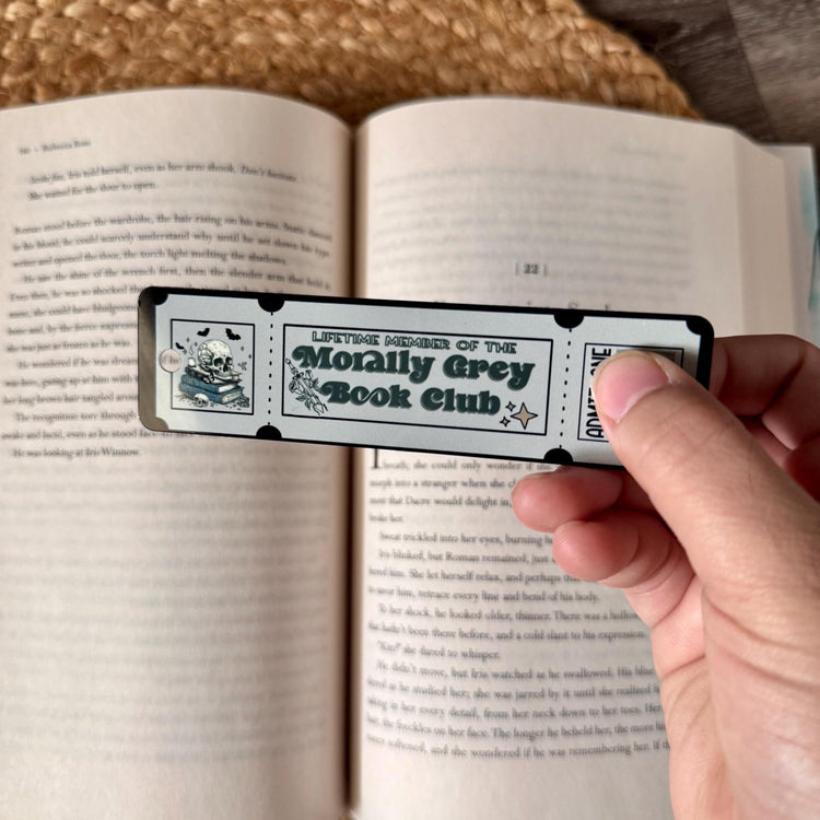 Morally Grey Book Club Bookmark