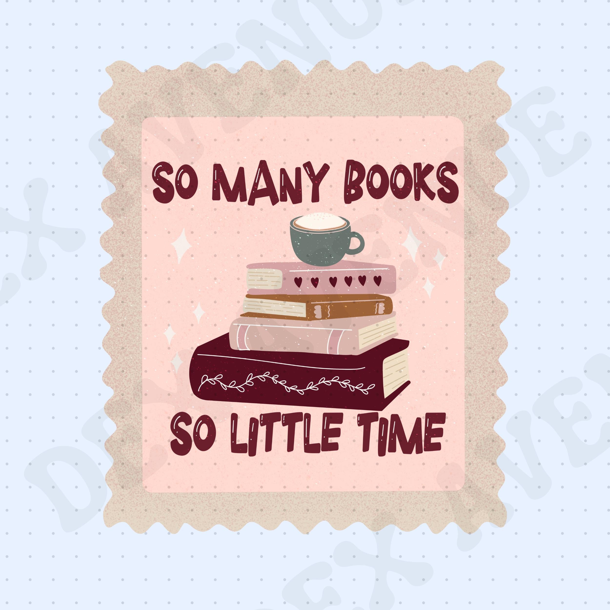 Bookish Stamp Kindle Sticker