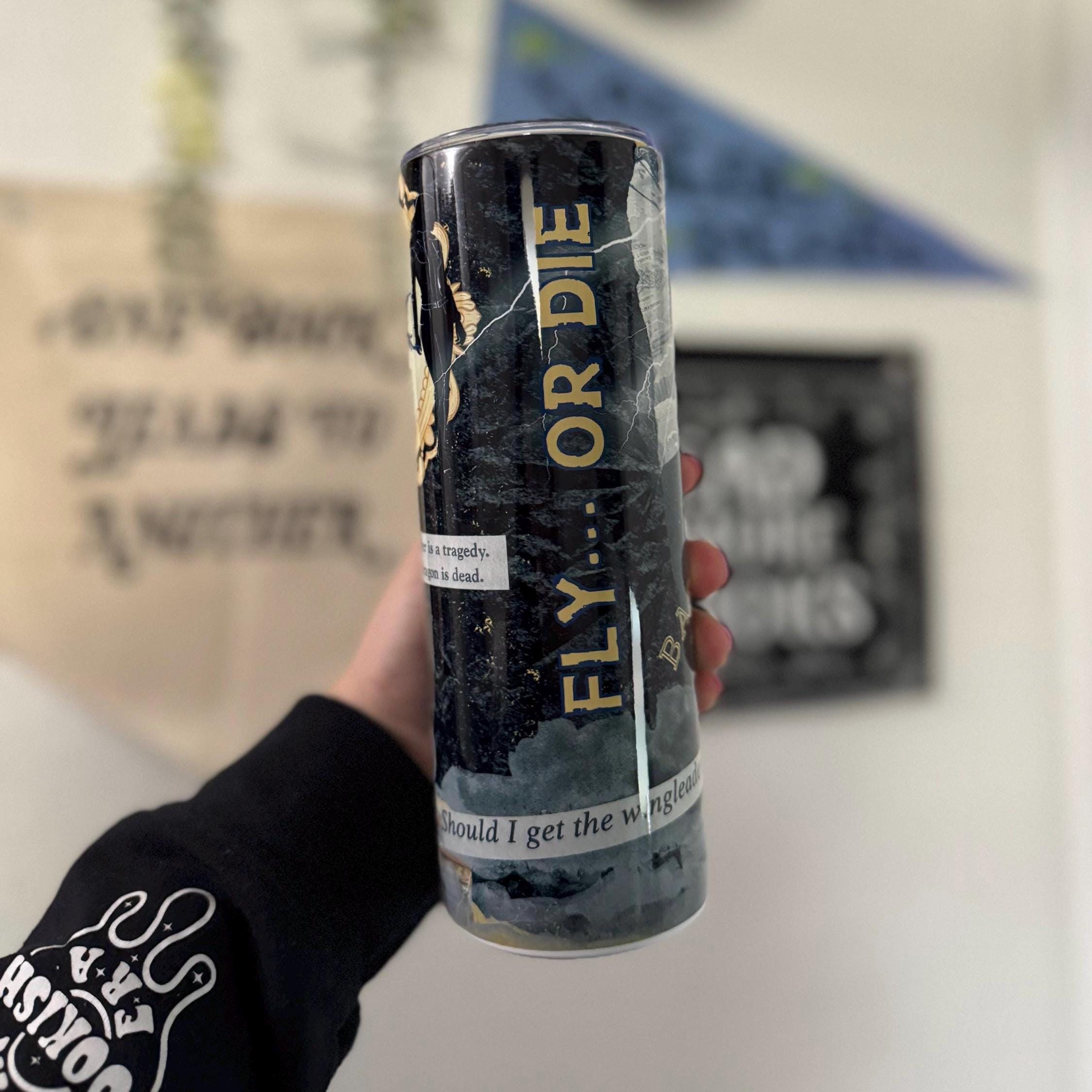 Fourth Wing Inspired Travel Mug