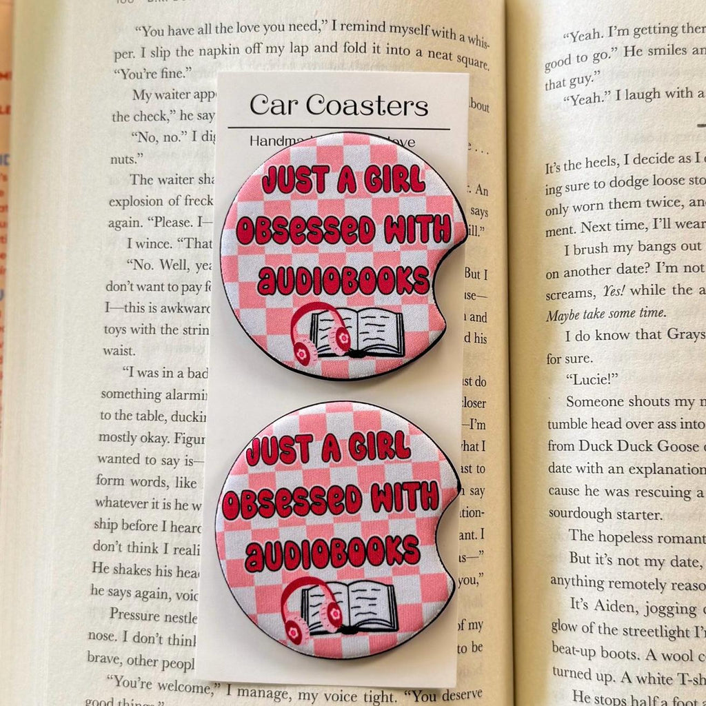 Audiobook Girlie Car Coaster