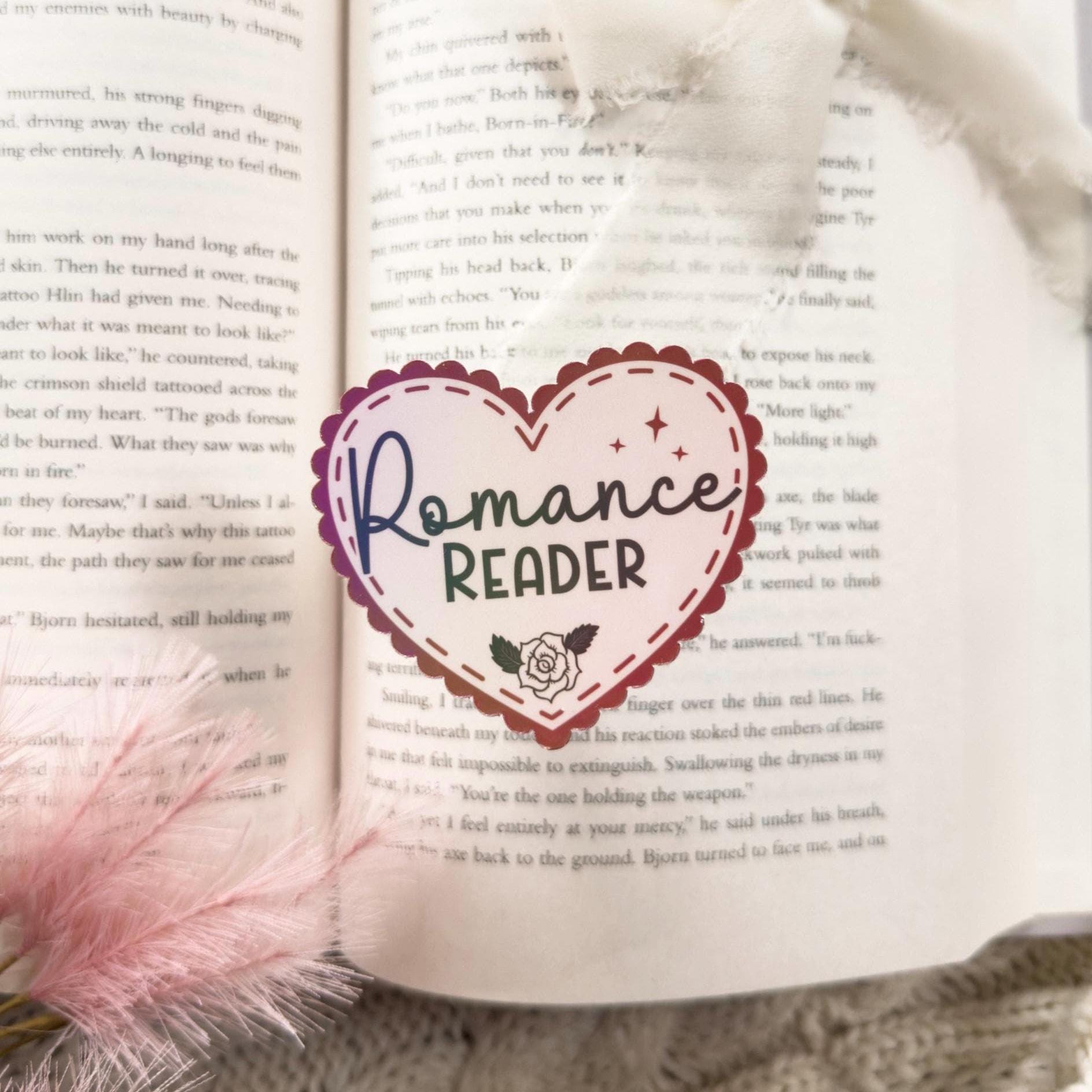 Coquette Scalloped Heart Sticker