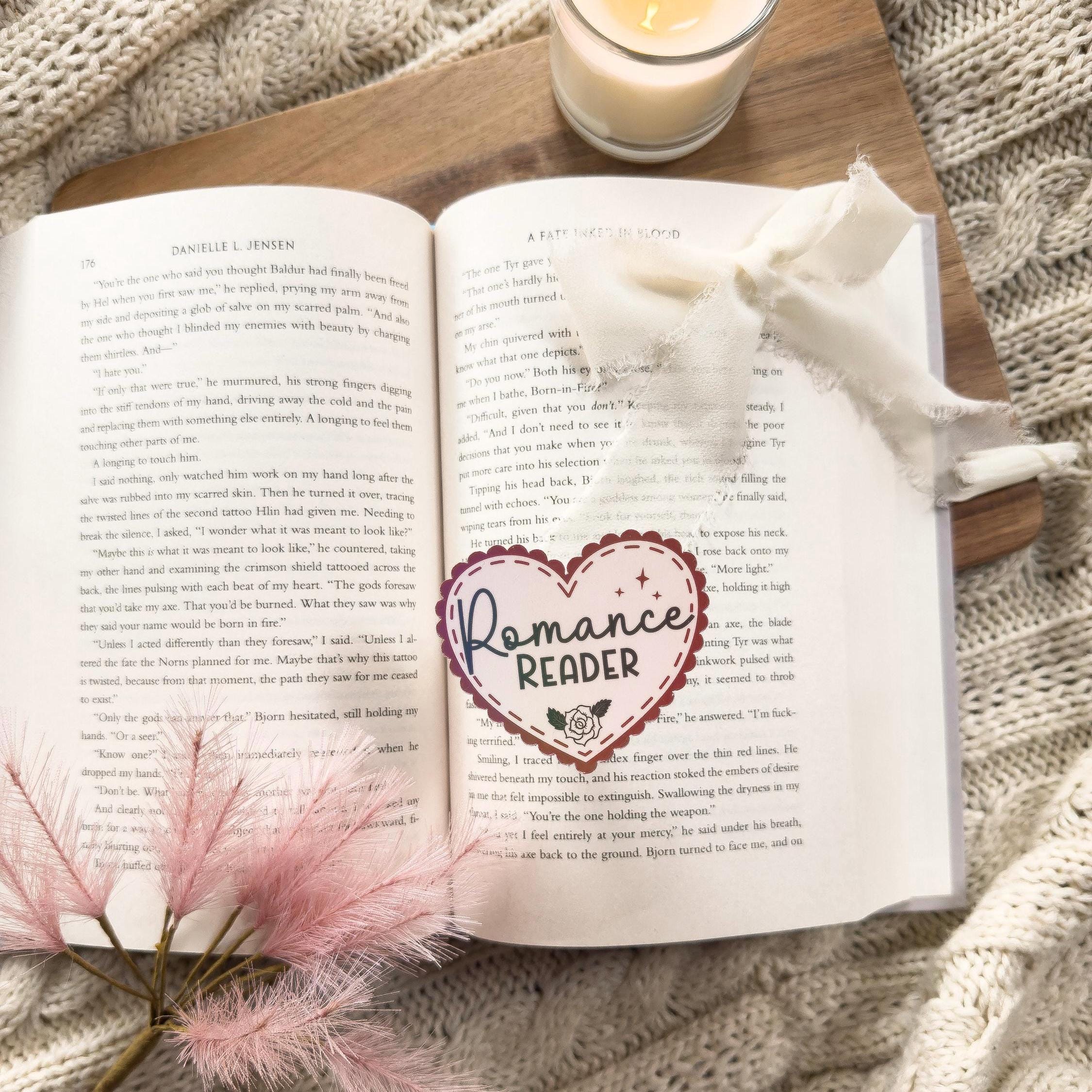 Coquette Scalloped Heart Sticker