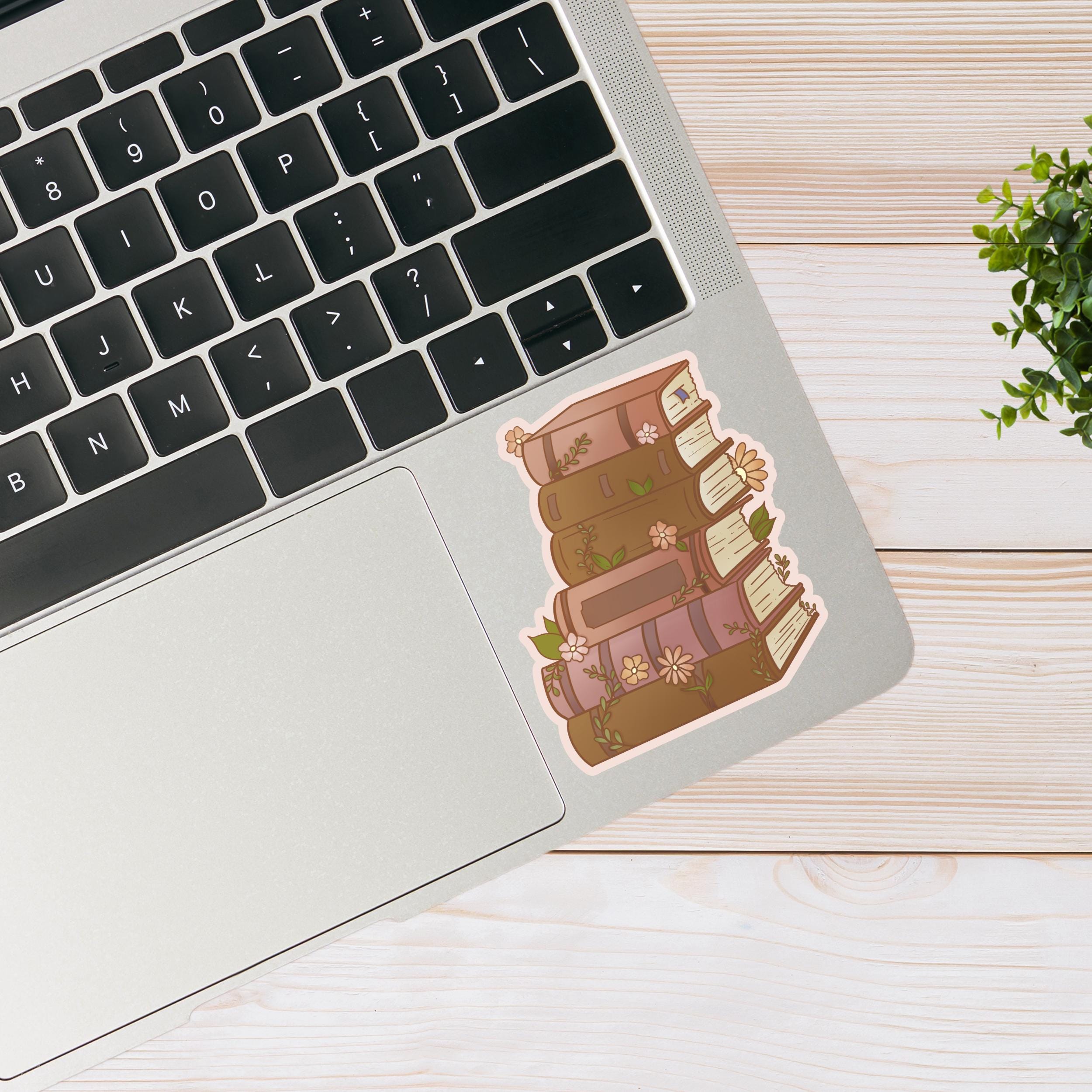 Cozy Book Stack Sticker