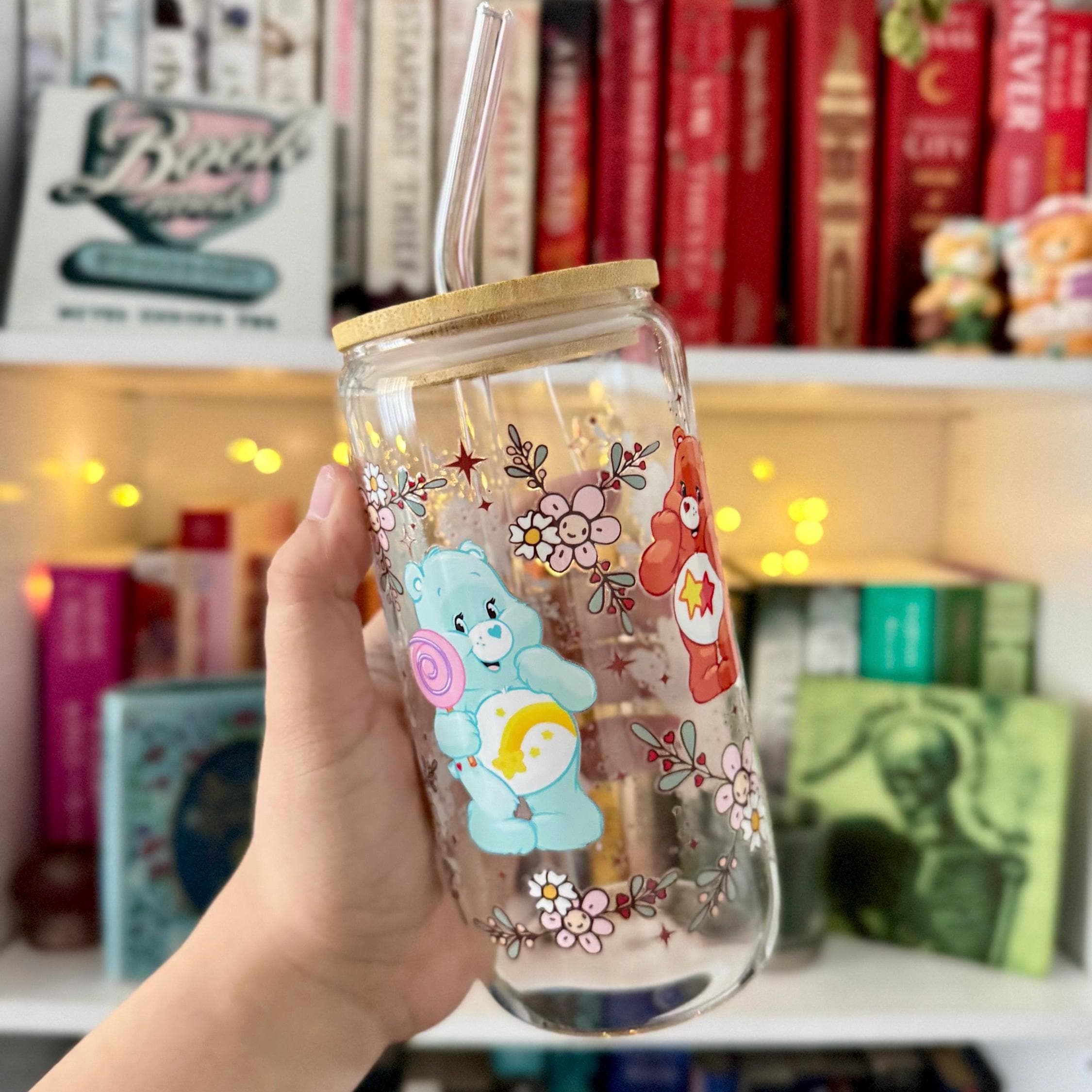 Kawaii Bears Glass Tumbler 16oz