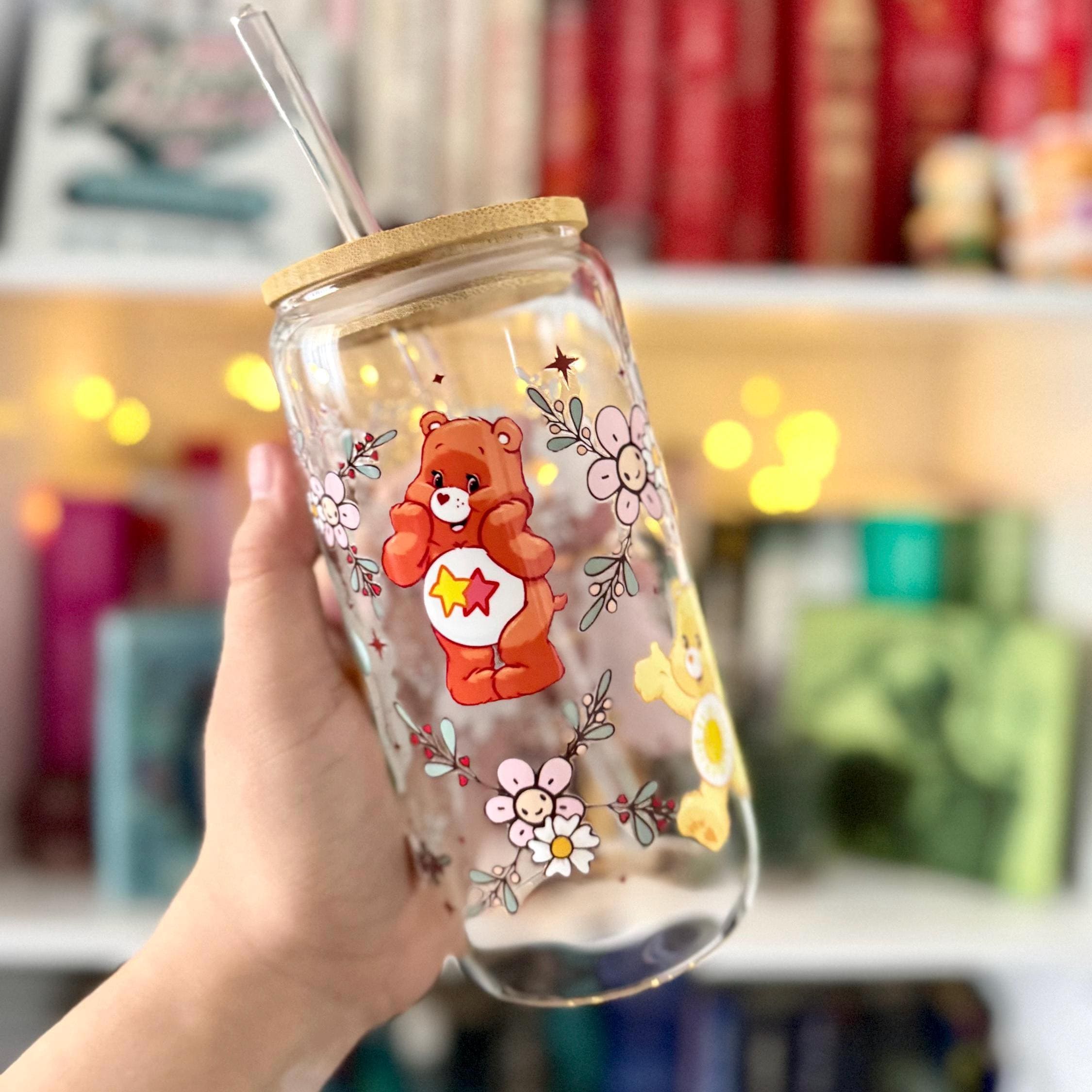 Kawaii Bears Glass Tumbler 16oz