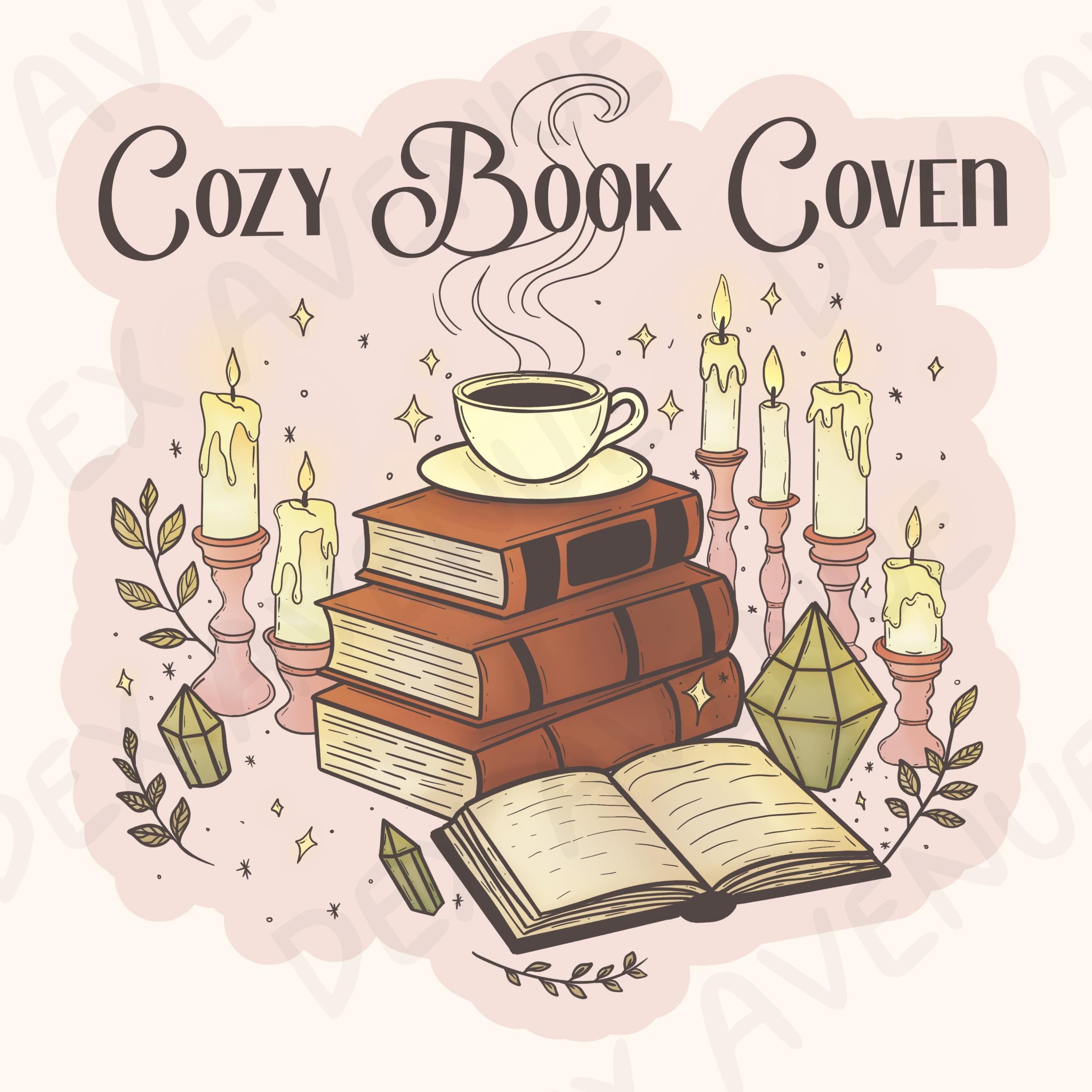 Witchy Book Coven Sticker
